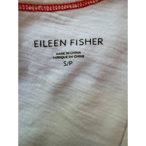 Eileen Fisher sleeveless tank with contrast trim stitching small - Picture 4 of 5